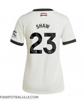 Manchester United Luke Shaw #23 Tricou Fotbal Replică 2024-25 Femei Treilea